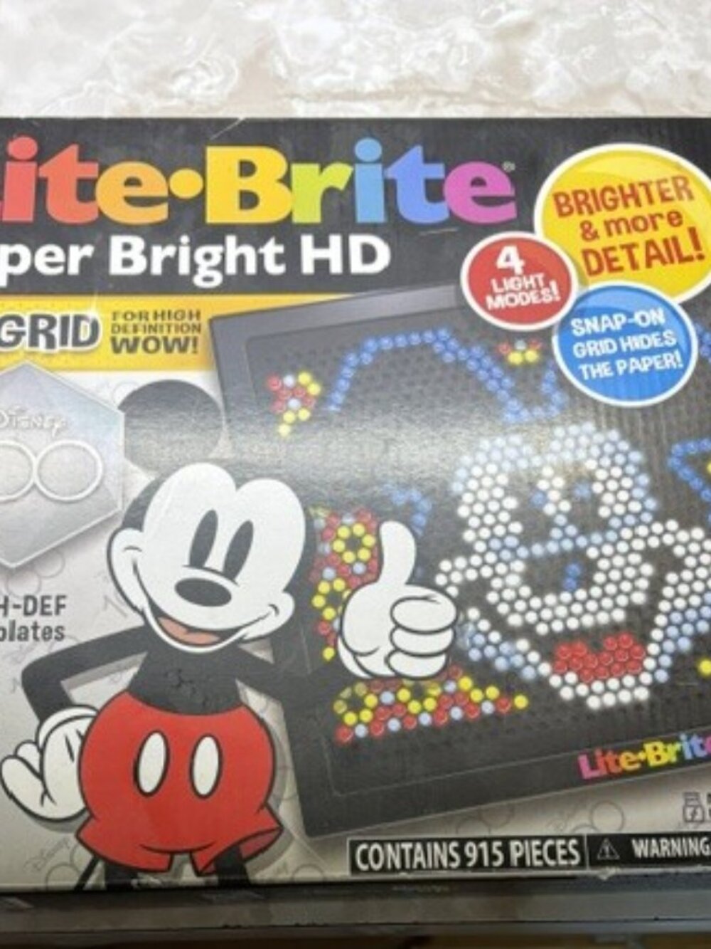 Lite-Brite Super Bright HD Disney 100 Edition